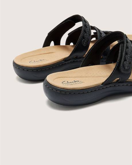 Sandale à talon plat Laurieann Cove, pied large - Clarks