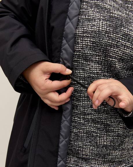 Manteau de ville en softshell imperméable