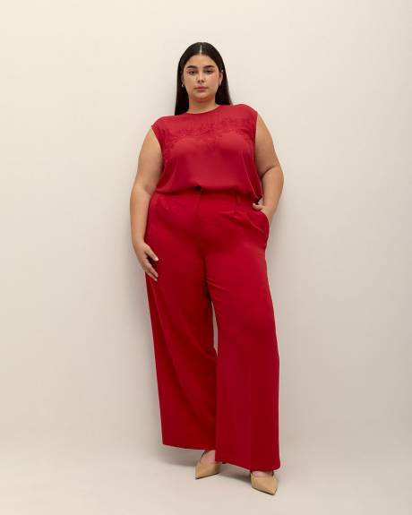 Wide-Leg City Pant
