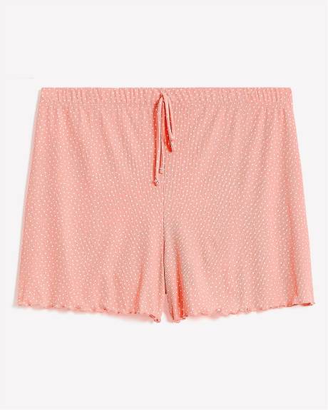 Short boxer côtelé à pois - ti Voglio