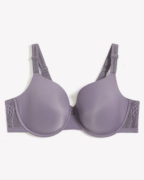 Breathable Underwire T-Shirt Bra with Lace - ti Voglio