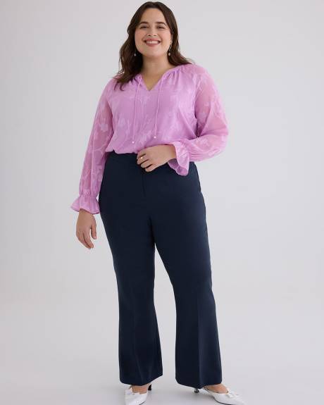Petite, Flare Leg City Pant