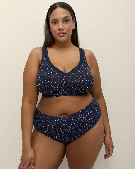 Soutien-gorge sans armatures à bonnets souples en coton - ti Voglio