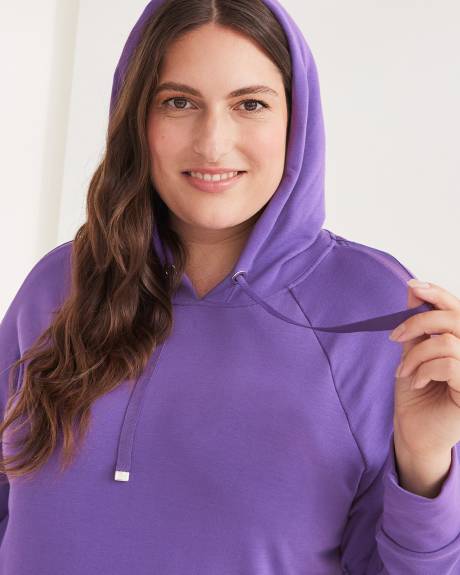 Shark-Bite Hoodie with Mesh Insert - Active Zone