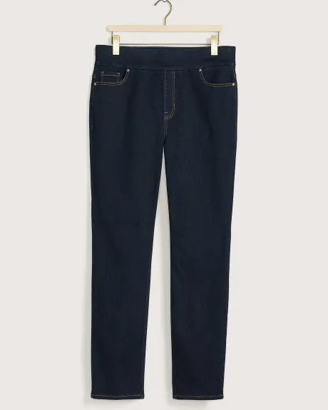 Grande, jeans à jambe droite coupe ingénieuse - d/c JEANS - Essentiels PENN.