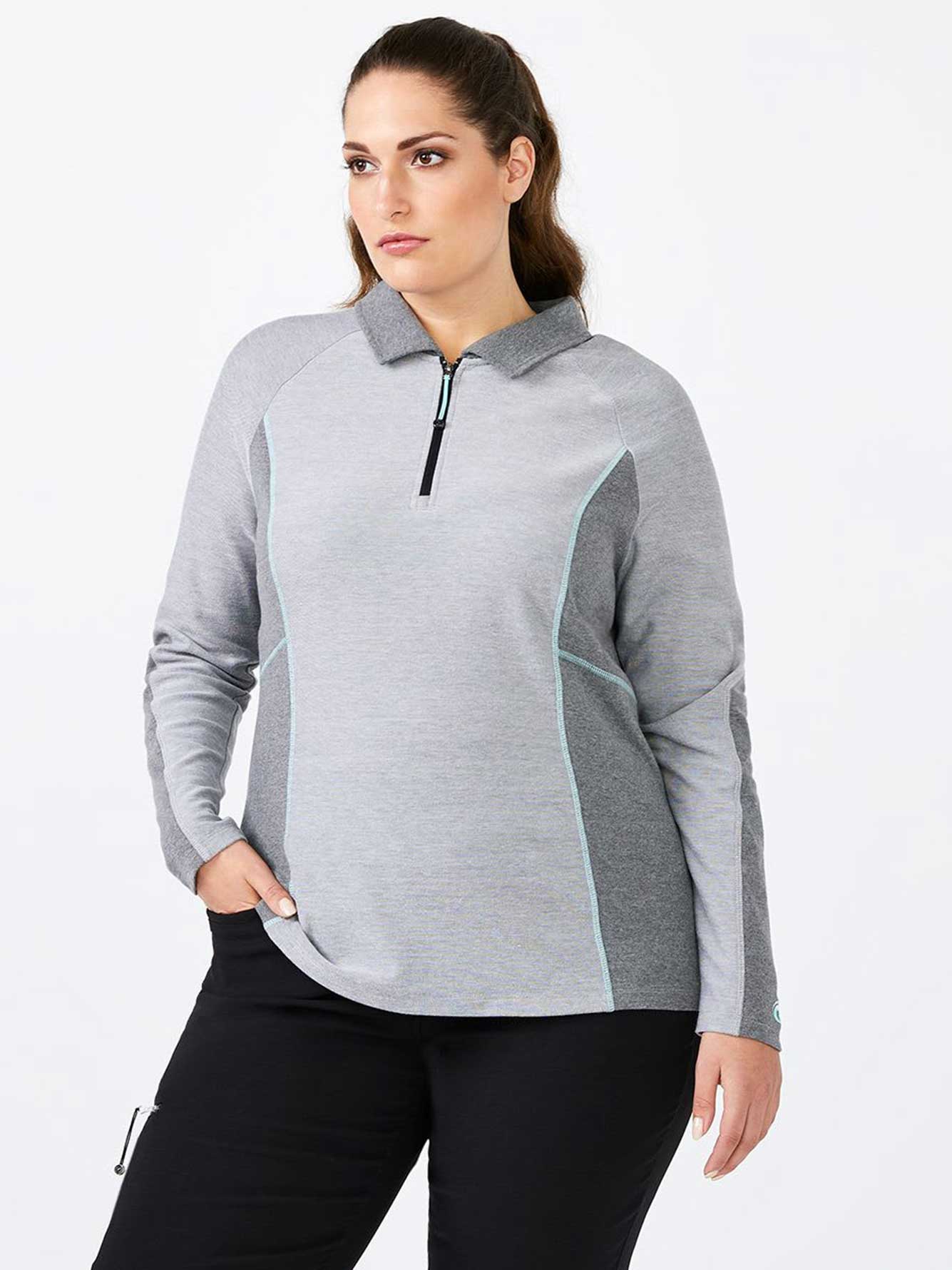 plus size polo tops