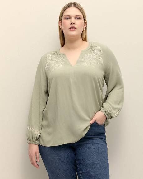 Boho Blouse with Soutache