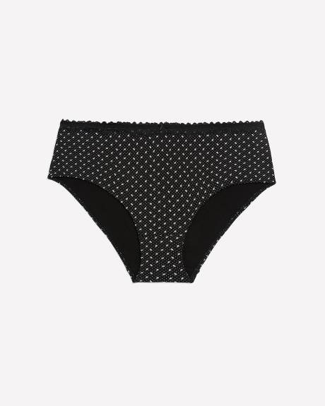 Culotte échancrée, imprimé à pois et feuilles - ti Voglio
