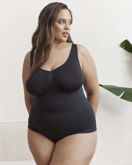 AVENUE BODY | Women's Plus Size Seamless Shaper Slip - black - 18W/20W