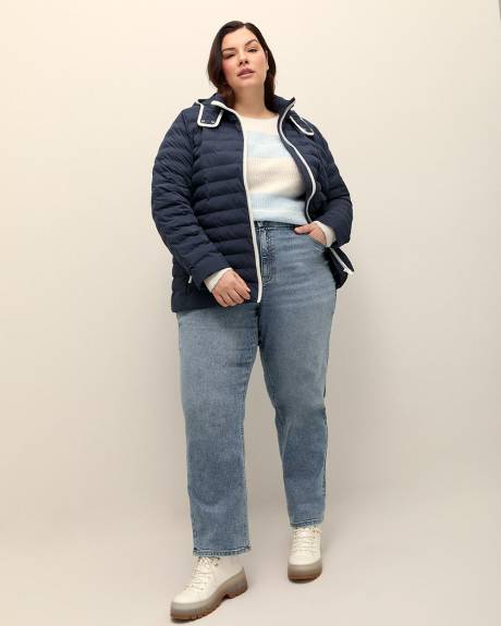 Packable Jacket with Removable Hood