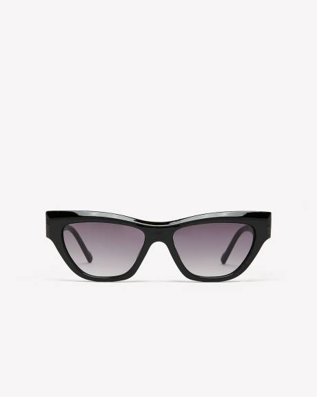 Lunettes de soleil rétro à verres fumés dégradés
