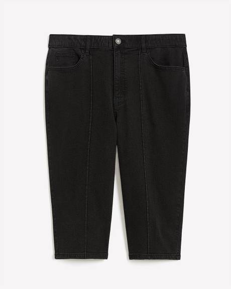 Capri en denim avec pli, coupe galbée, tissu responsable - d/C JEANS