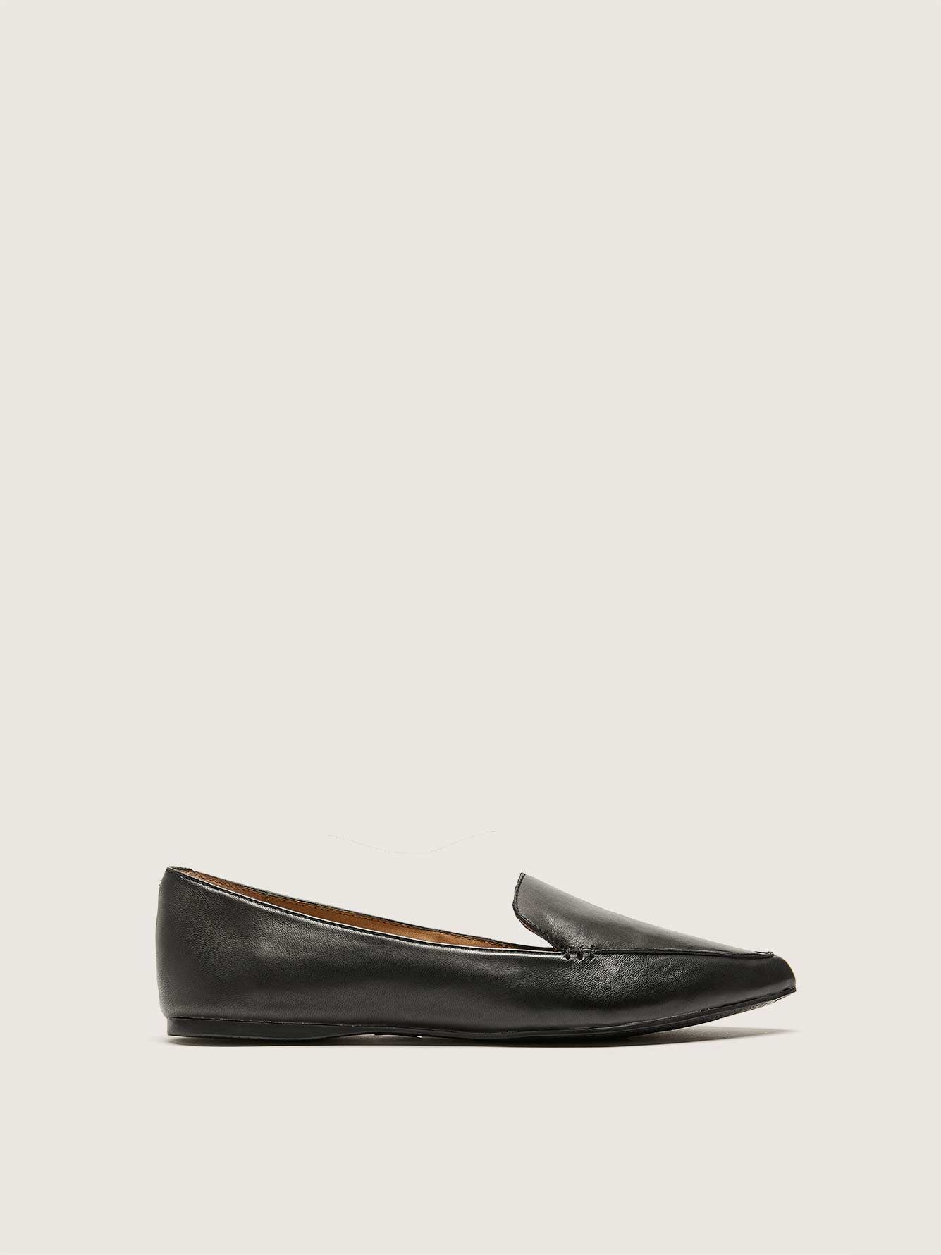 WideWidth PointyToe Leather Loafers Steve Madden Penningtons