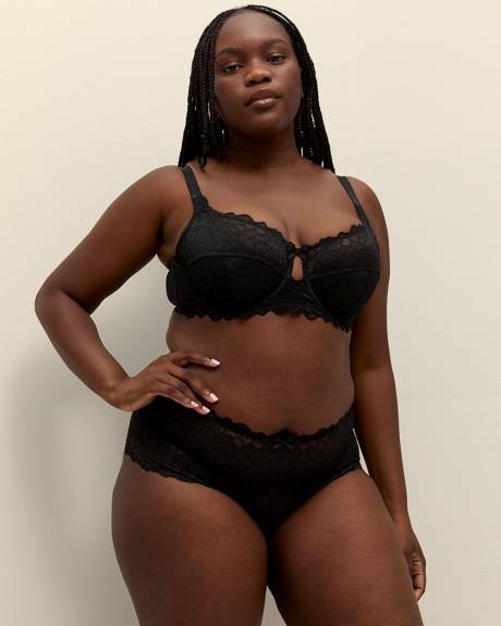 Full Brief With Lace Waist - Déesse Collection