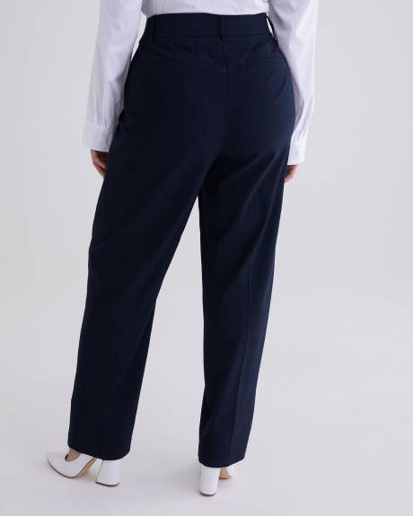 Curvy-Fit High-Rise Straight-Leg Pant