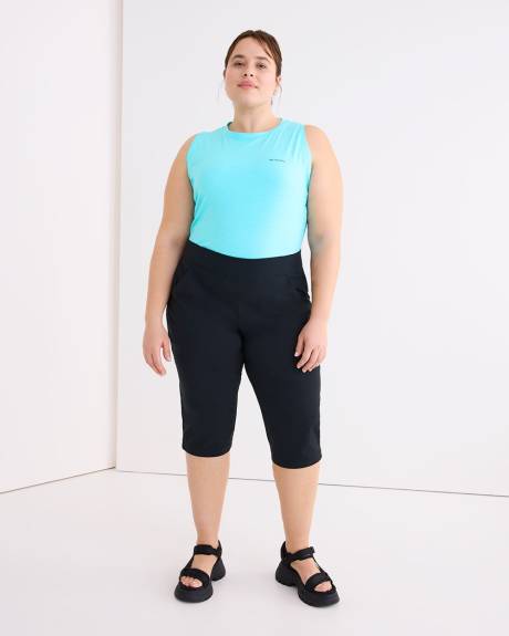 Women's Plus Size Stacked Leggings Casual Yoga Sport Pants Slim Hem Pants  Workout Active Sweatpants 2XL(16)