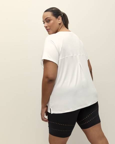 Responsible, White Crewneck T-Shirt - Active Zone