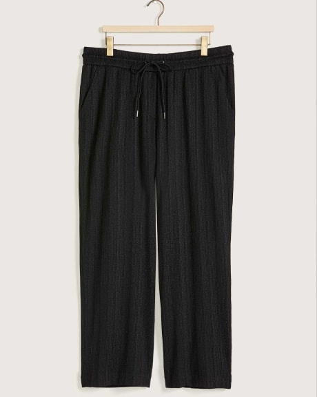 Wide-Leg Lurex Knit Jogger Pant - In Every Story