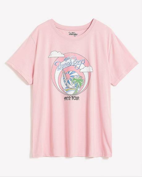 License Tee with The Beach Boys Print - PENN. Essentials