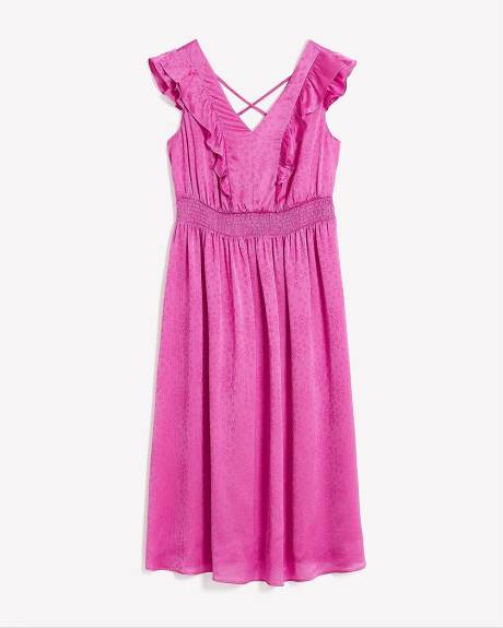 Robe maxi cintrée et évasée - Addition Elle