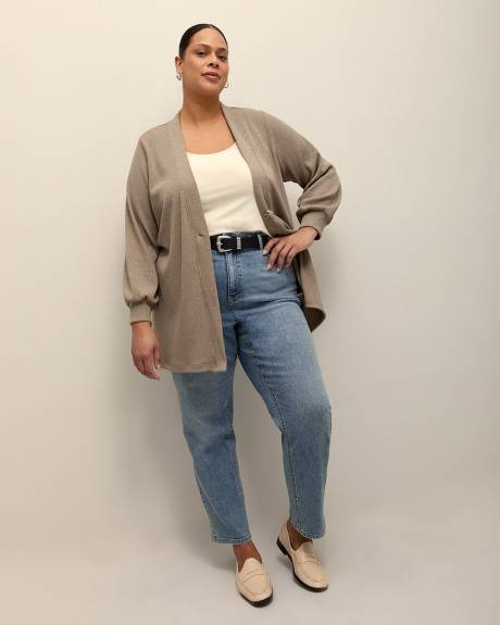 Long-Sleeve Knit Cardigan