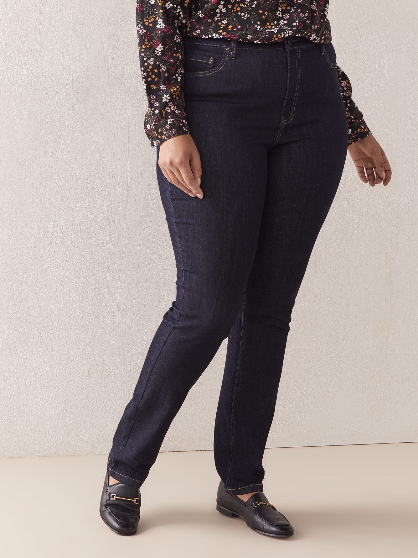 721 High Rise Skinny Women's Jeans (plus Size) - Black