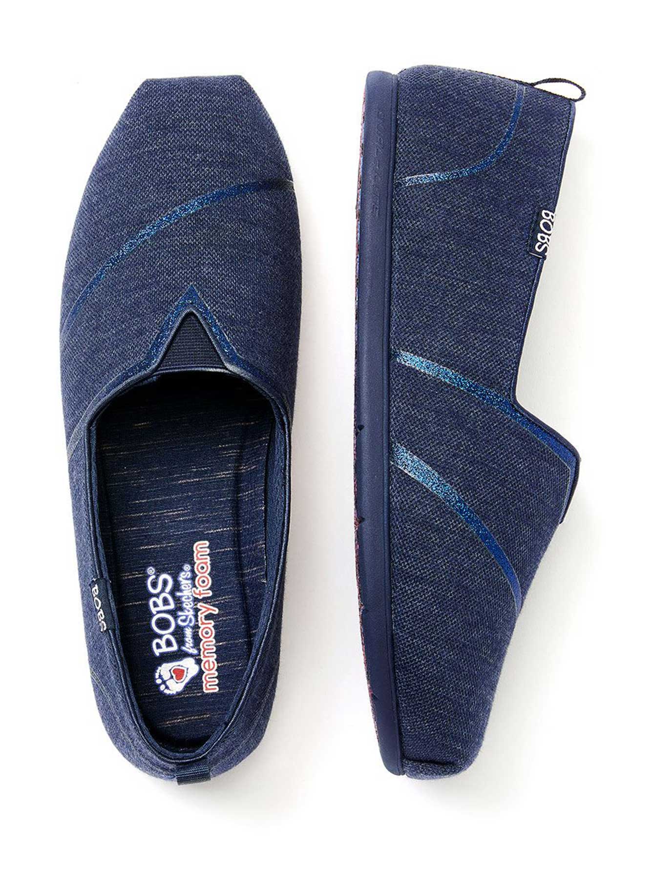 WideWidth Twill SlipOn Shoes BOBS from Skechers Penningtons
