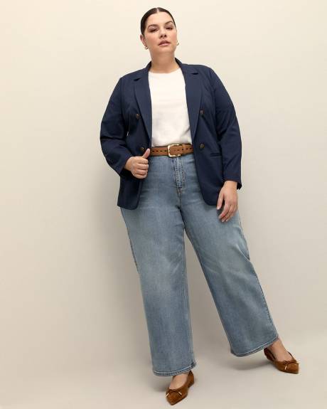 Veston en tricot extensible