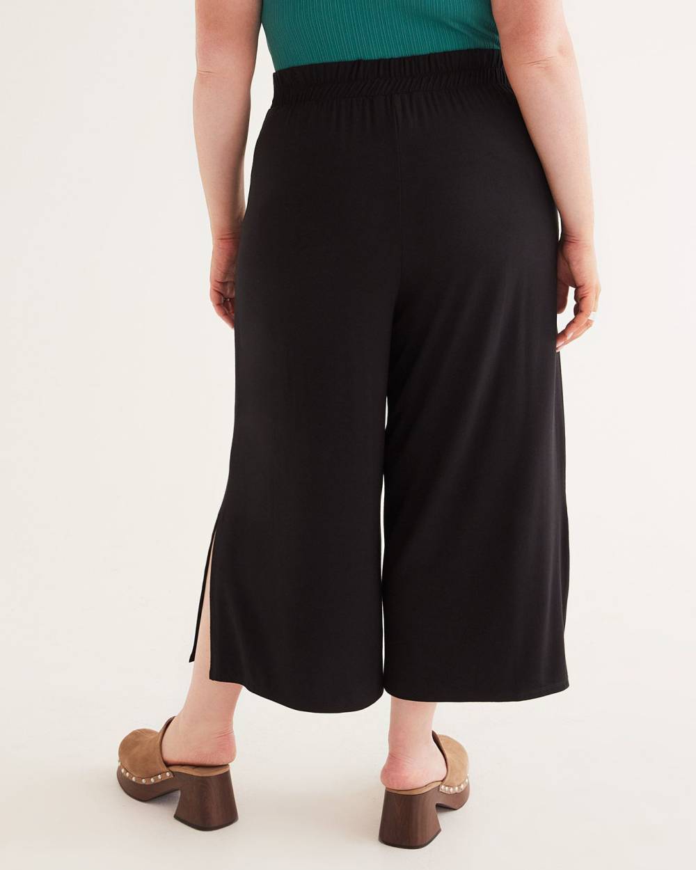 Black Knit Gaucho Pant Penningtons
