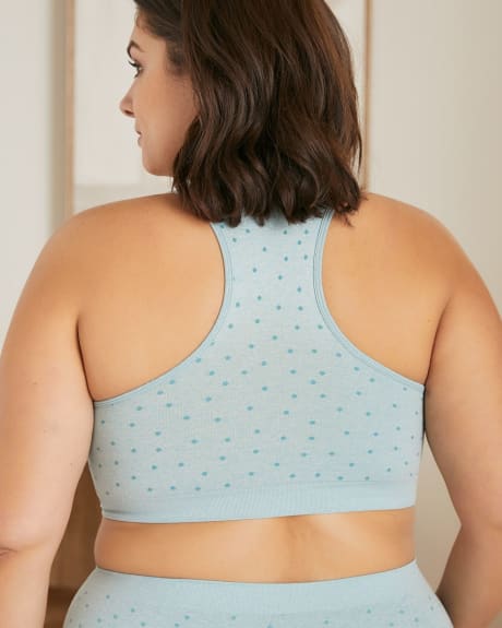Wireless Seamless Marled Motif Bralette - tiVOGLIO