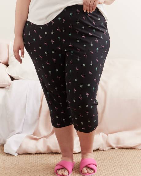 Printed Cotton Pyjama Capri - ti VOGLIO