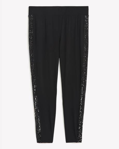 Responsible, Black Legging with Sequins - PENN. Essentials