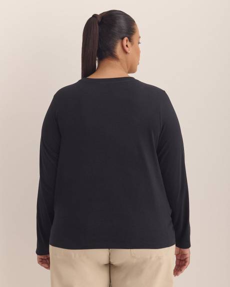 Rolling Bend Graphic Long-Sleeve Crewneck Top - Columbia