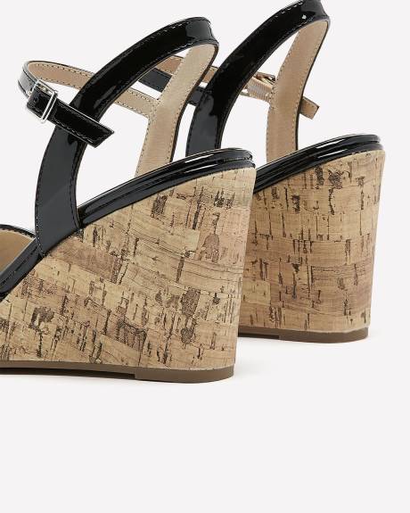 Wide Width, Island Time Cork Wedge Sandal - Lifestride