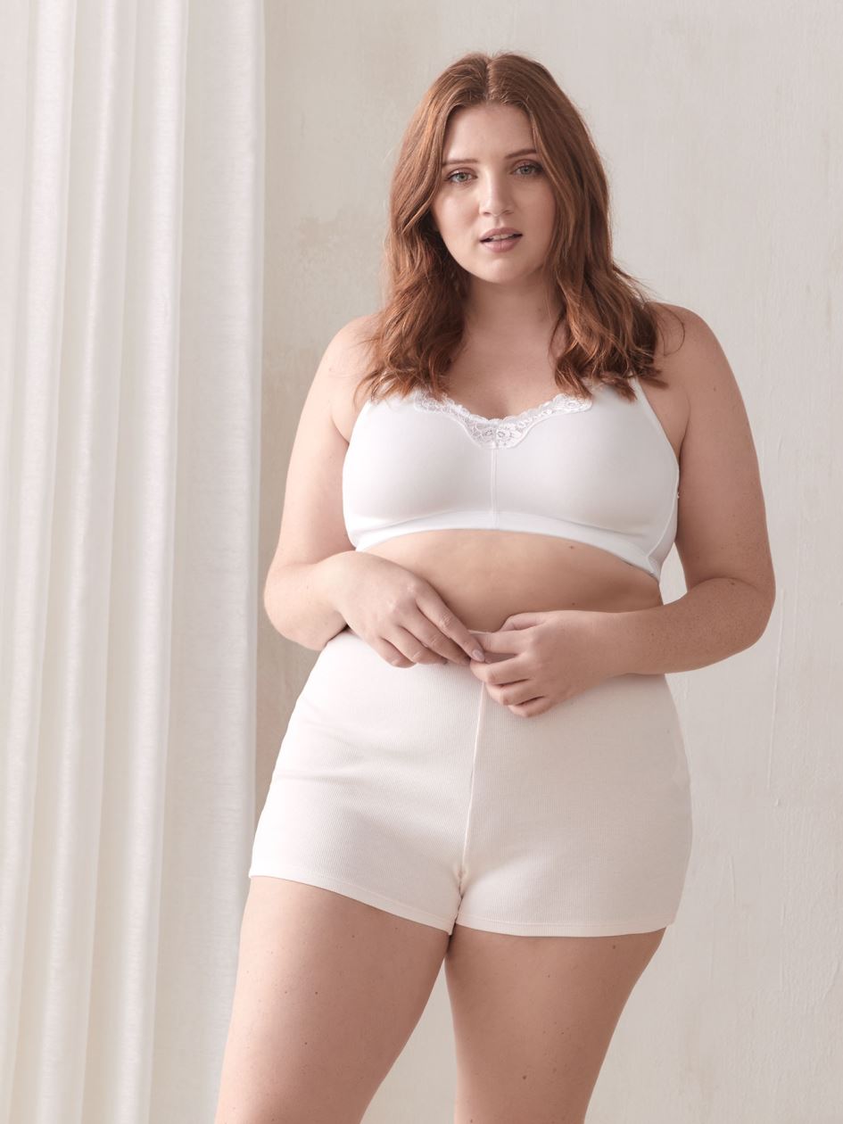 Soutien-gorge en coton sans armatures avec dentelle - ti Voglio