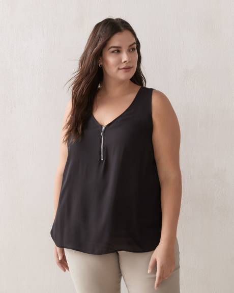 Blouse With Zipped Front - In Every Story