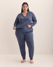 Sleep Joggers with Pockets and Smurfs Print - ti Voglio
