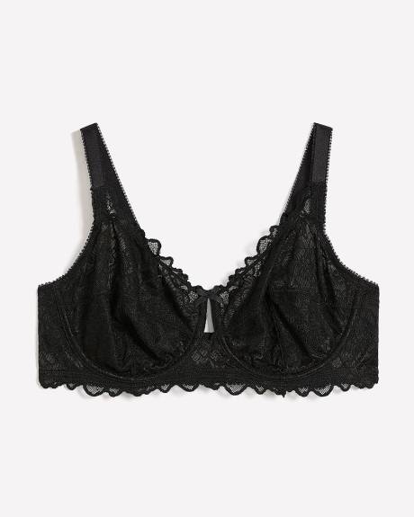 Unlined Lace Bra - Déesse Collection