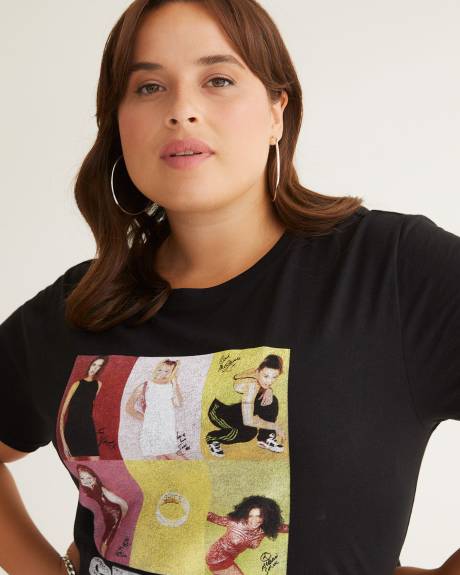 Crewneck Tee with Spice Girls Print - PENN. Essentials