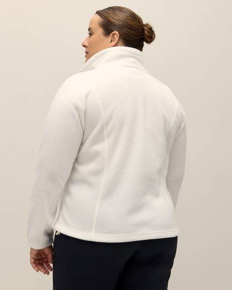 White Fleece Full-Zip Jacket - Columbia