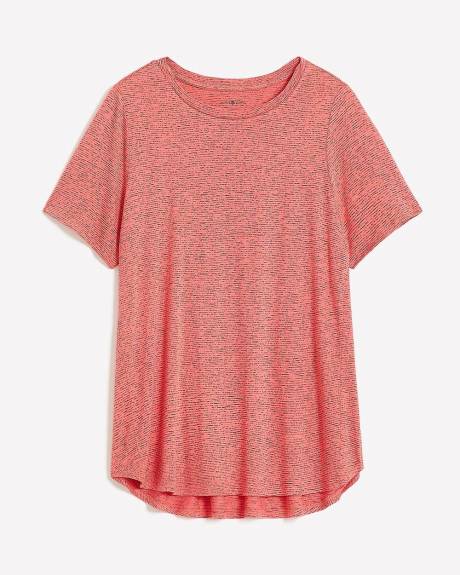 Textured Short-Sleeve Tee - Active Zone