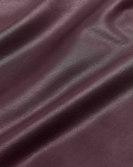 Robe sans manches en cuir synthétique - Addition Elle