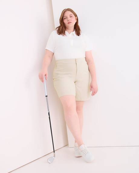 Short Sleeve Polo Top - Active Zone