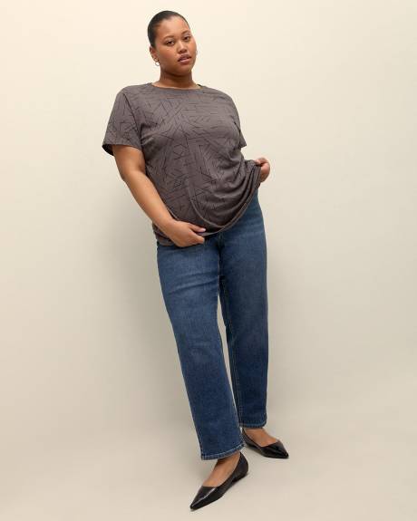 Boyfriend-Fit Short-Sleeve T-Shirt - PENN. Essentials