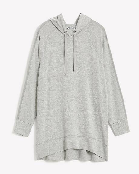 Shark-Bite Hoodie with Mesh Insert - Active Zone