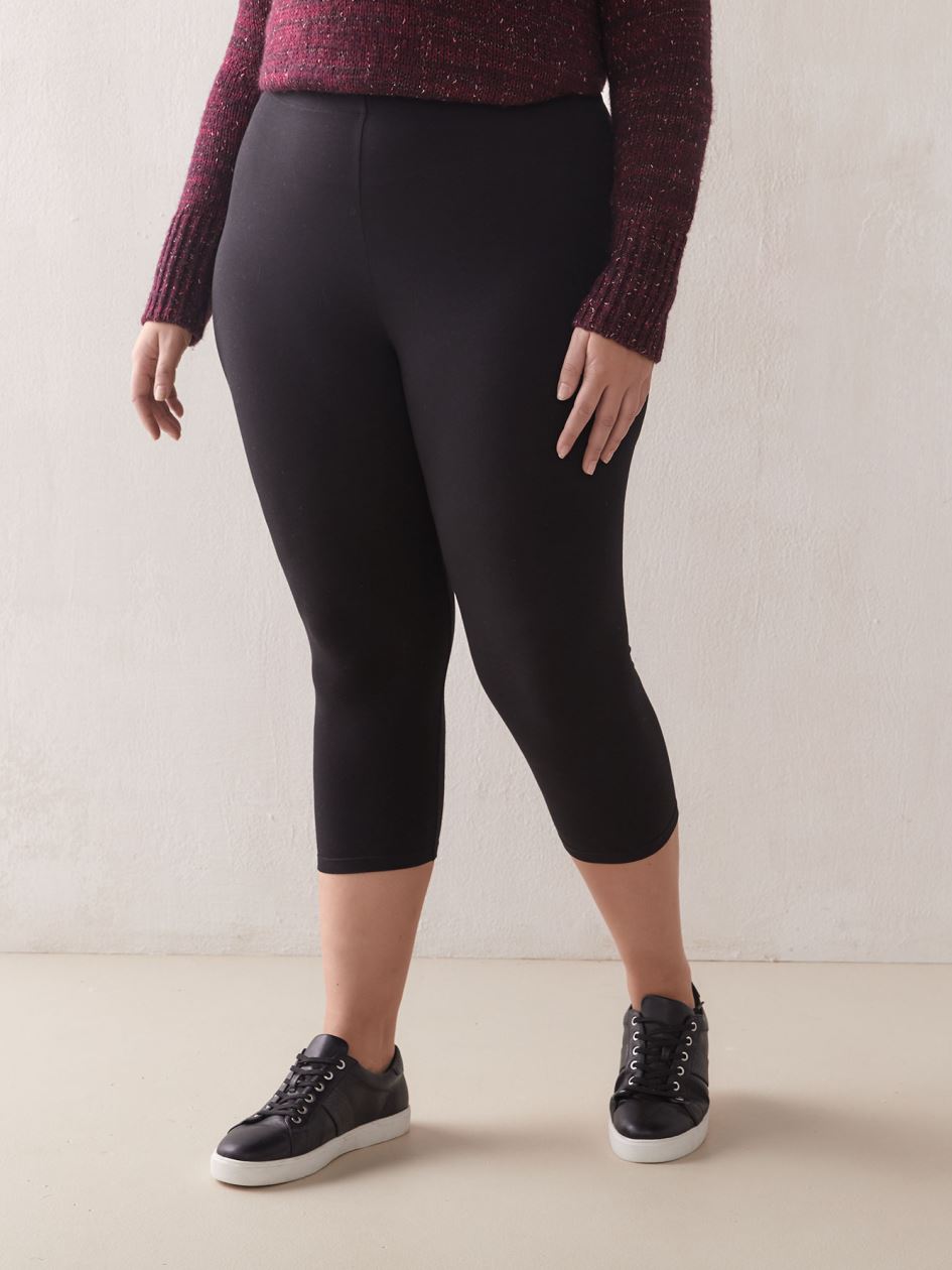 Basic Capri Leggings - Addition Elle