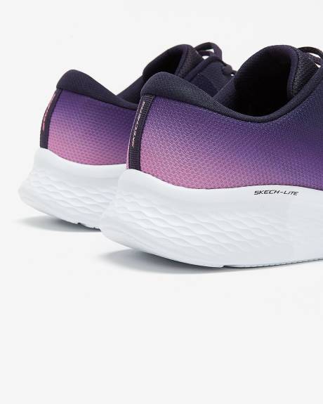 Chaussures lacées en maille ombrée avec mousse mémoire refroidie à l'air, pied large - Skechers