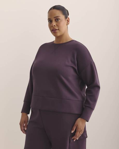 Light Knit Crewneck Sweatshirt - Active Zone