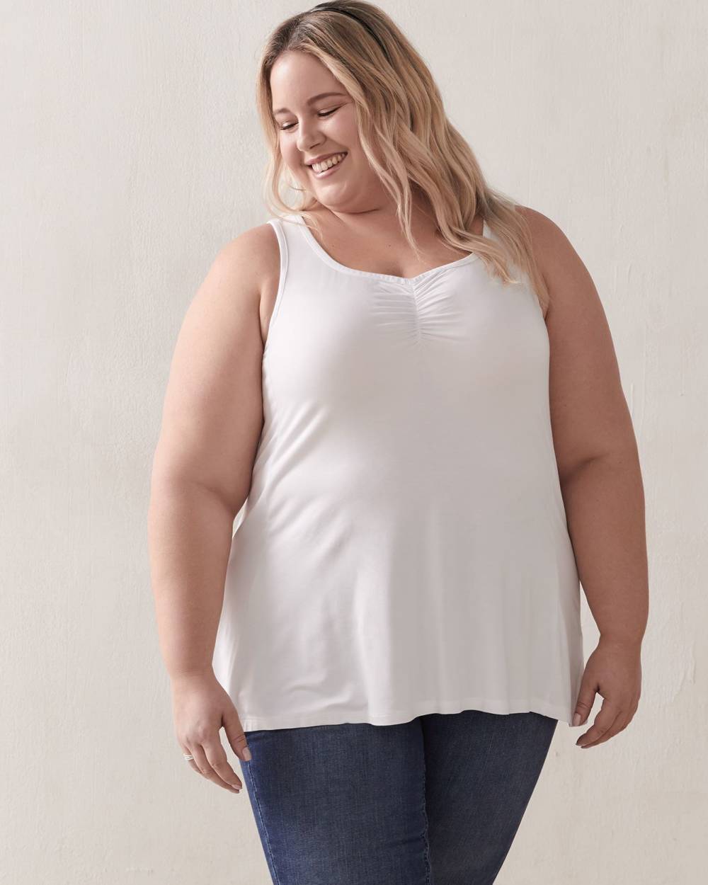 Sweetheart Tank Top, Solid In Every Story Penningtons