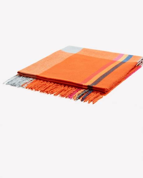 Multicoloured Plaid Scarf